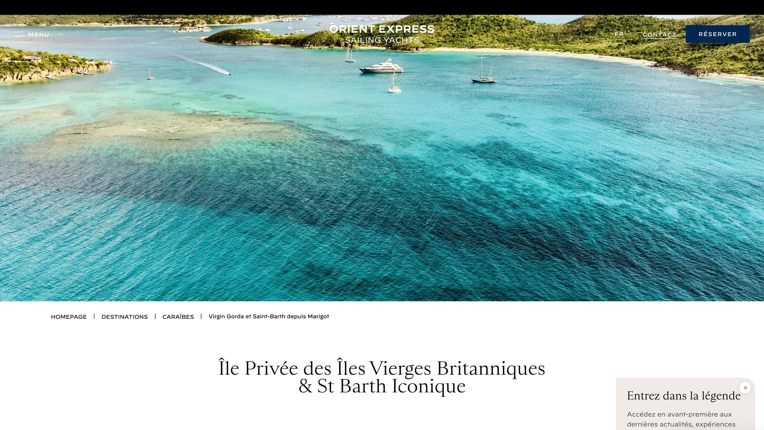 L'univers Yachts d'orient-express.com, le Corinthian